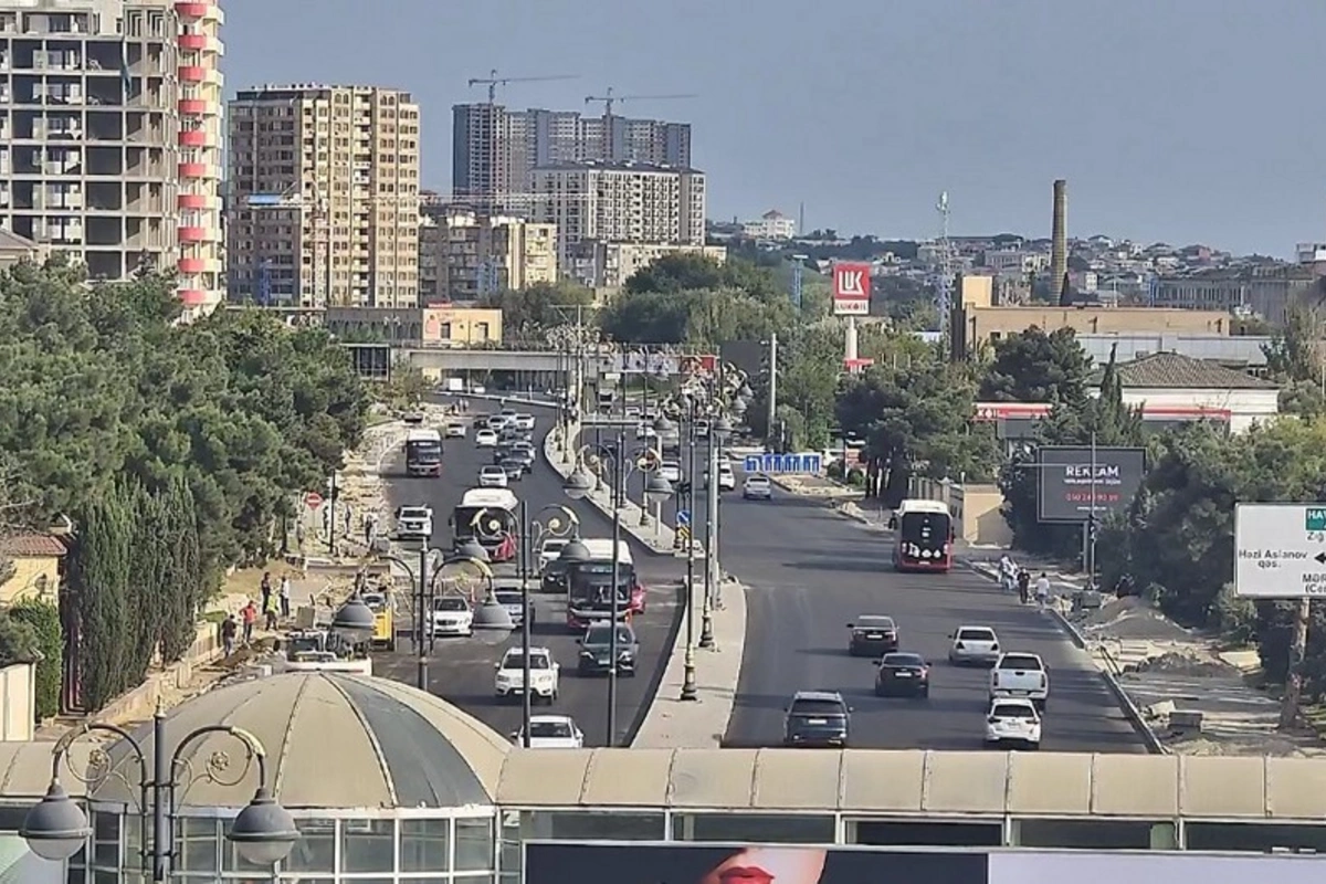 8 Noyabr prospektində nəqliyyatın hərəkətinə qoyulan məhdudiyyət tam aradan qaldırılıb