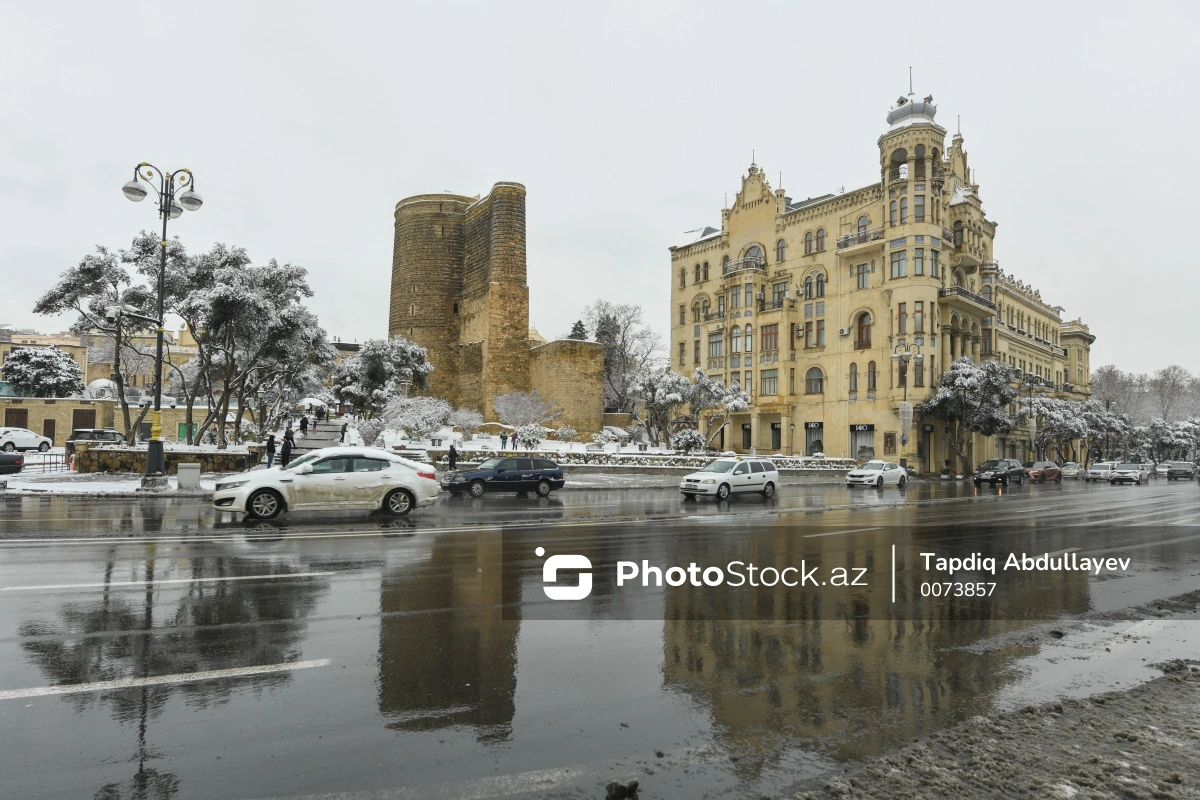 Sabah Bakıya sulu qar yağacaq - Hava proqnozu