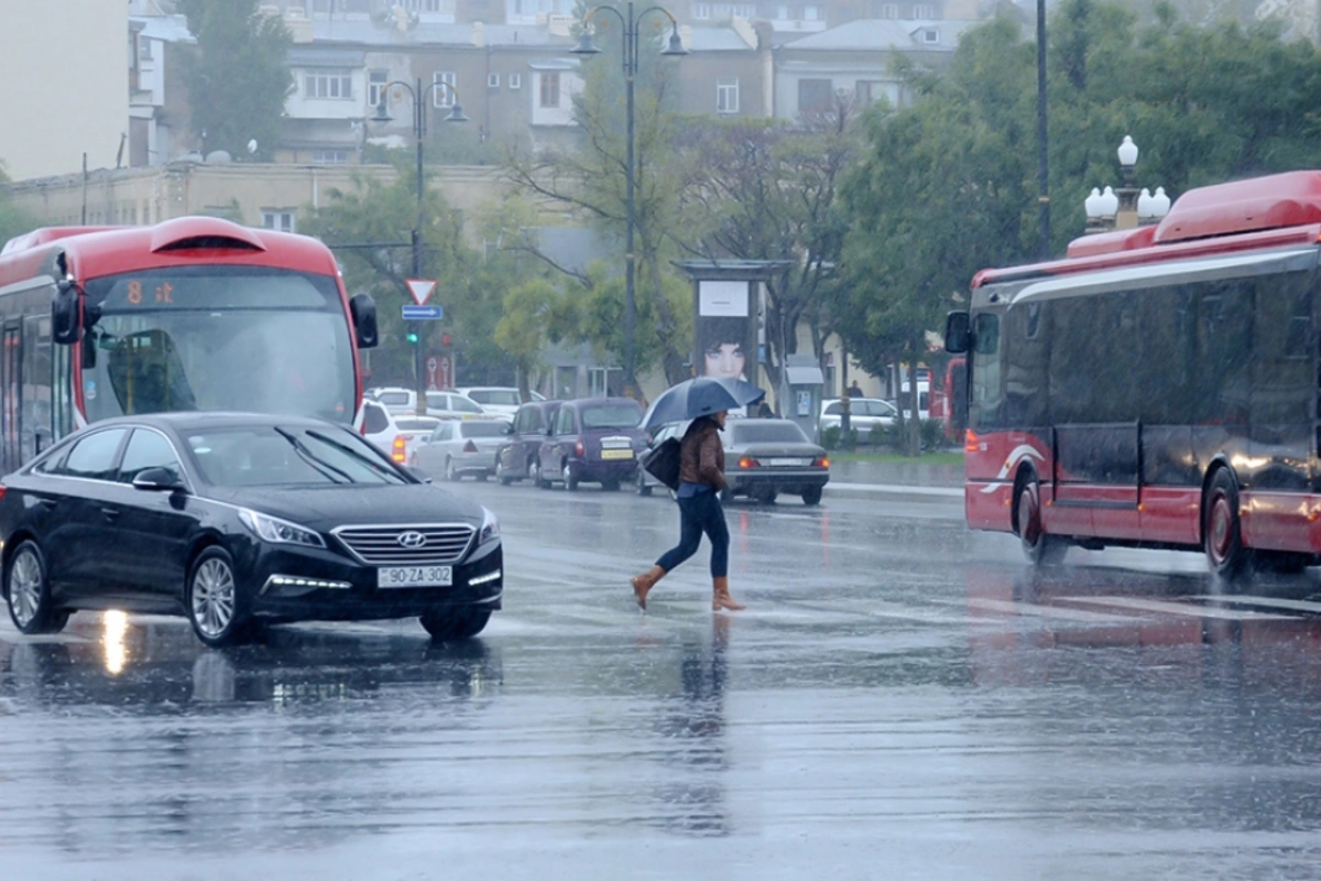 Bu gündən Bakıda güclü leysan yağacaq - XƏBƏRDARLIQ