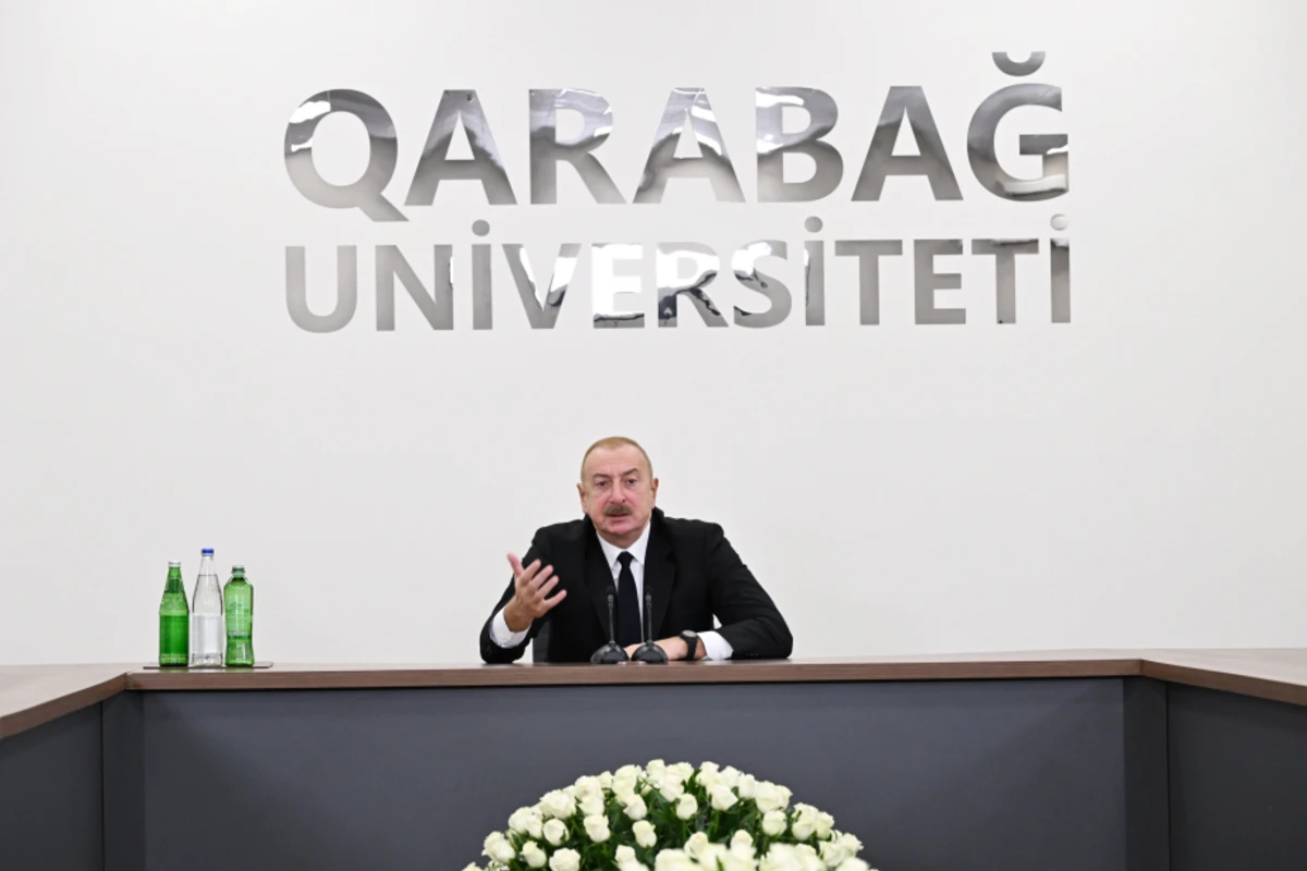 Azərbaycan Prezidenti: Qarabağ Universitetinin yaradılması tarixi hadisədir