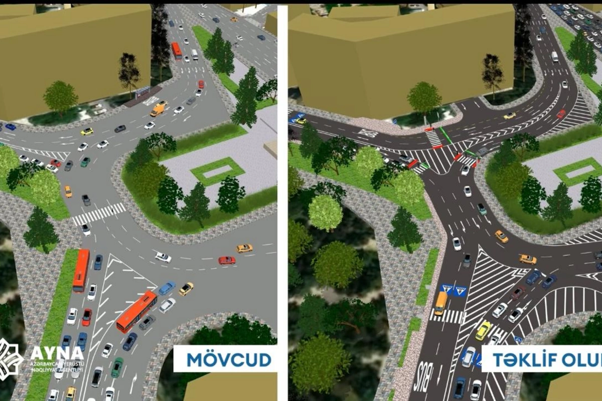 Paytaxtda bəzi prospekt və küçələrdə piyada keçidlərinin yeri dəyişdirilir