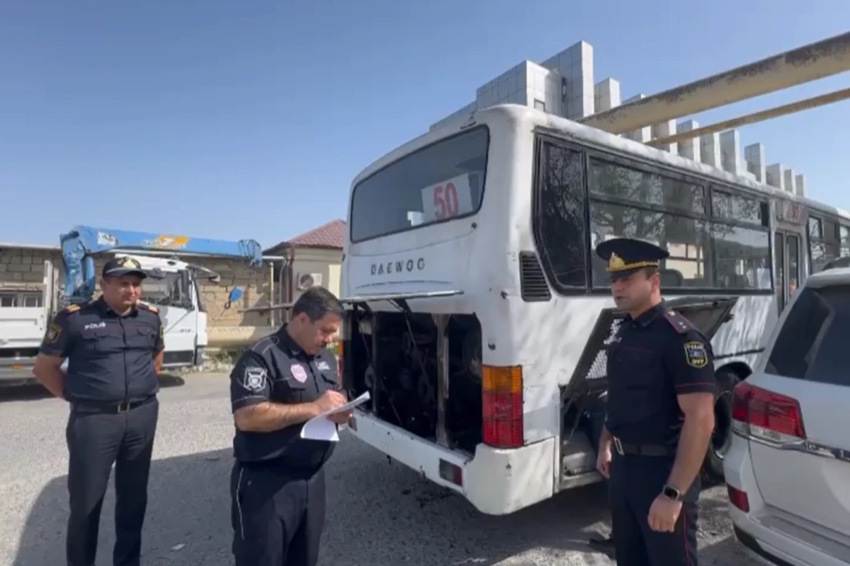 Avtobuslar texniki baxışdan keçə bilmədi -  Şassi və mühərrik nömrələri düz gəlmədi