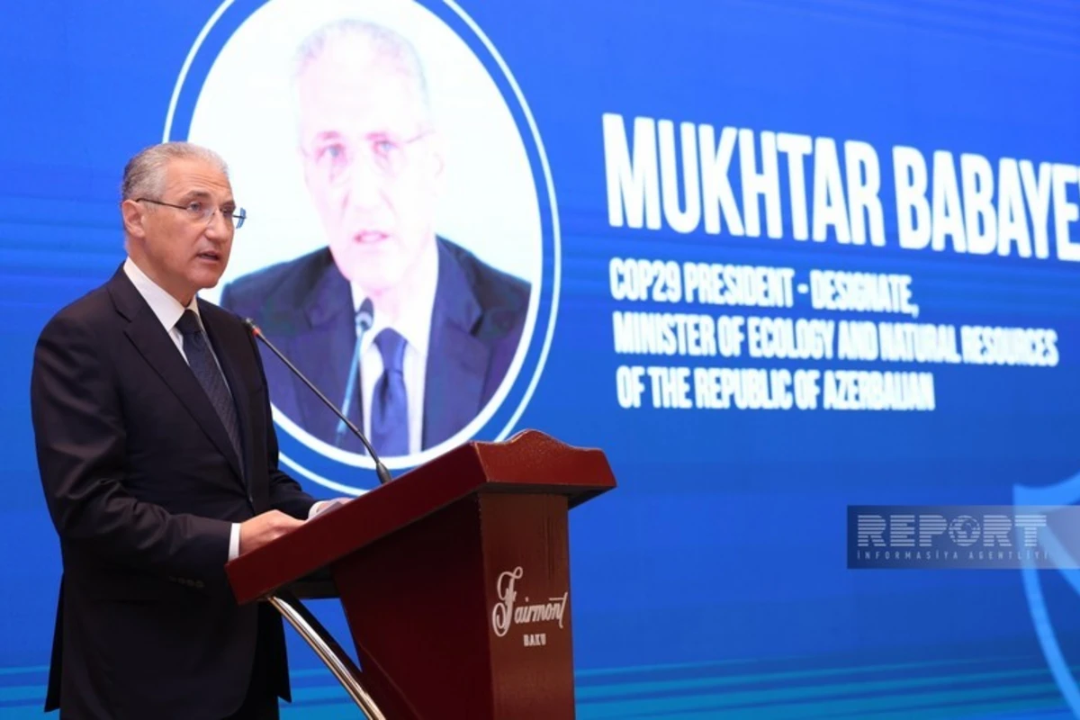 Muxtar Babayev: Azərbaycan COP29-un keçirilməsi üçün müxtəlif layihələrlə dünyanın diqqətini cəlb edirdi