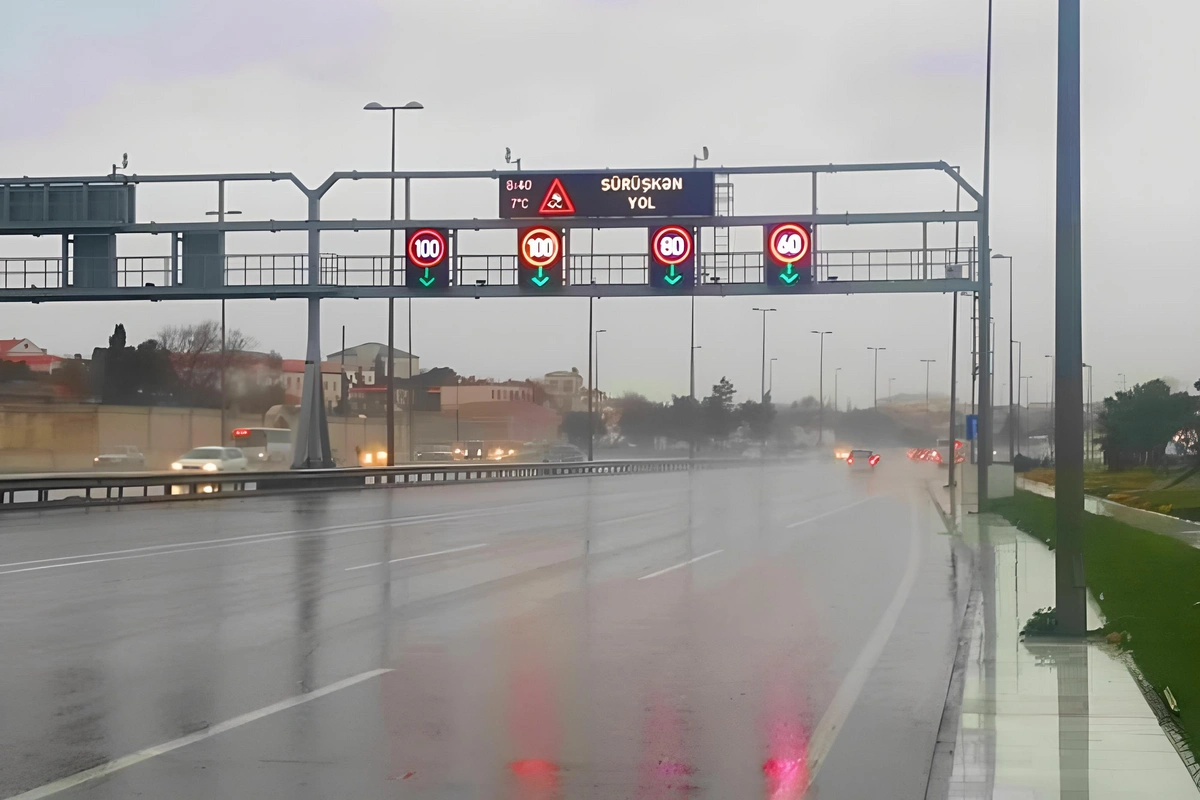 Zığ dairəsi-Hava Limanı yolunda bəzi zolaqlar üzrə sürət həddi 20 km/saat endirilib