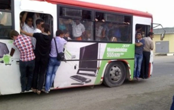 Bakıda sərnişin avtobusunda dəhşət yaşandı