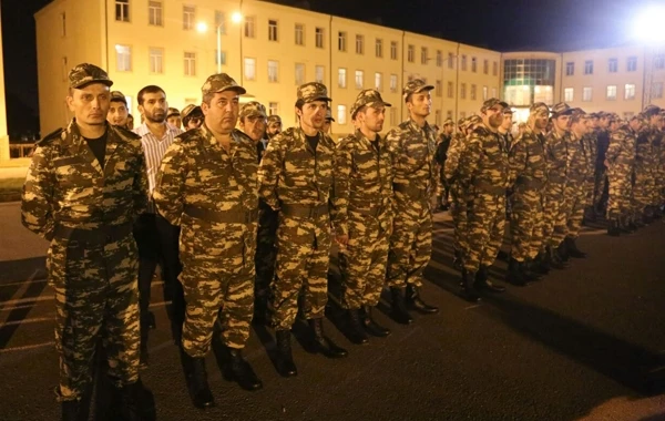 Orduya çağırılan ehtiyatda olan əsgərlərlə bağlı rəsmi məlumat (FOTO)