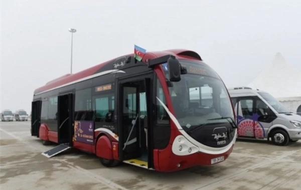 Bakıda yeni avtobuslar xəttə buraxıldı