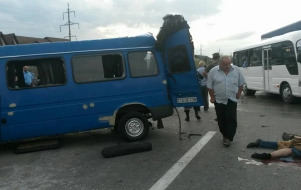 Bakı-Sumqayıt yolundakı dəhşətli qəzadan yeni görüntülər (FOTO, VİDEO +18)