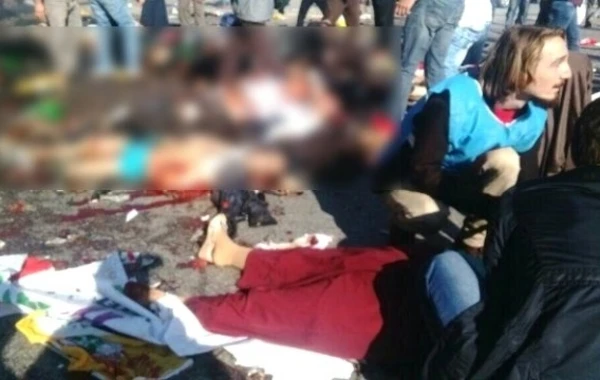 Türkiyə tarixinin ən qanlı terroru: 95 ölü, 246 yaralı (VİDEO)