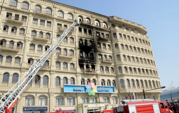 Bakıda məşhur ticarət mərkəzində yanğın