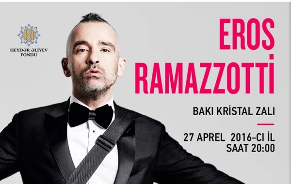 Ramazzotti aprelin 27-də Bakıda konsert verəcək