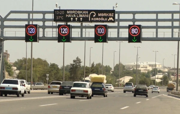 Sürücülərin nəzərinə: Bakının bəzi yollarında sürət həddi aşağı salındı