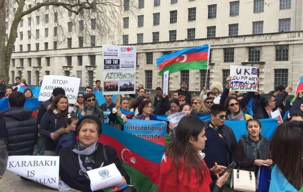 Londonda böyük Qarabağ aksiyası (FOTO)