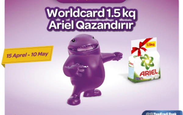 Worldcard Ariel qazandırır