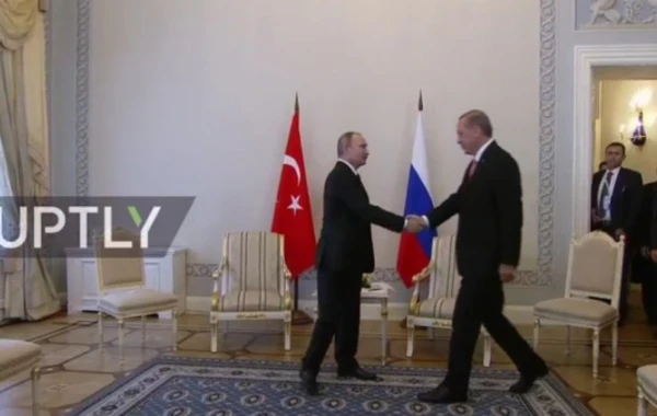 Putinlə Ərdoğan arasında kritik görüş (VİDEO)