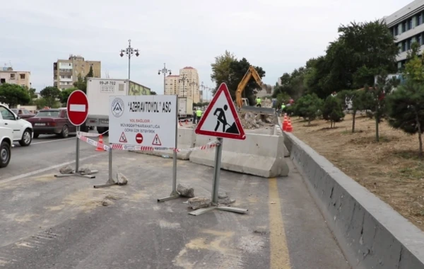 Sürücülərin nəzərinə: bu yol təmirə bağlandı