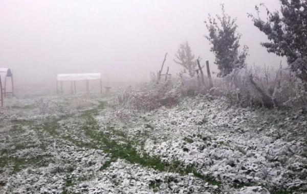 Azərbaycana 18 sm-lik qar yağdı, temperatur mənfi 5,5 dərəcəyə düşdü