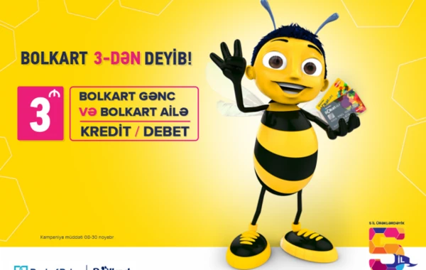 Bolkart Gənc və Bolkart Ailə indi hər kəsə 3 AZN, TƏLƏBƏLƏRƏ isə Bolkart Gənc Debet PULSUZ!