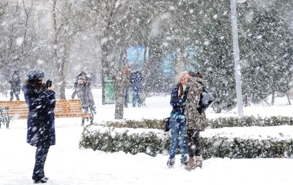 Sabahın hava proqnozu açıqlandı: qar yağacaq, 14 dərəcə şaxta olacaq