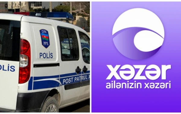 Xəzər tv-də həyəcanlı anlar: Polis əməkdaşları binada (VİDEO)