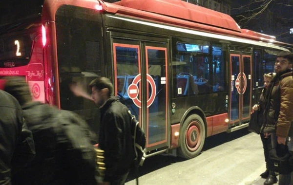 Bakıda bu avtobusun marşrutu dəyişdirildi