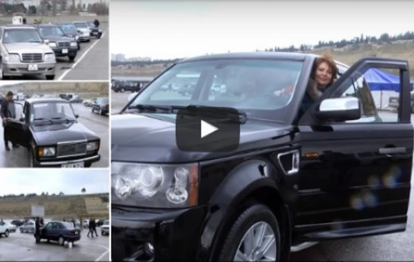 "Range Rover" 16, "Prado" 22, "Mercedes" 7 minə  (VİDEO)