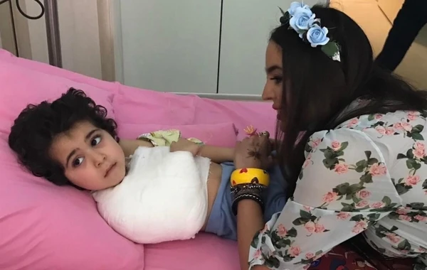 Leyla Əliyeva uşaq klinikasında (FOTO)