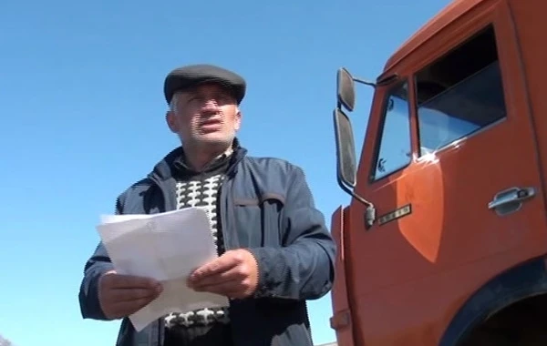 "Kamaz" 27 ton yüklə radara düşdü - 137 km/saat sürətlə - VİDEO