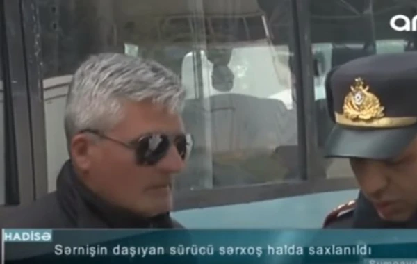 “2 bakal pivə ilə nə olur?” - Sərxoş sürücü polislə mübahisə etdi - VİDEO