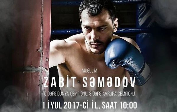 Zabit Səmədov kikboksinq üzrə açıq dərs keçəcək