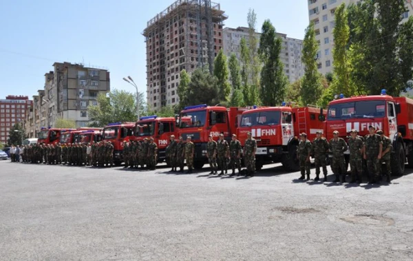 FHN-in xilasetmə dəstəsi Gürcüstanda meşə yanğınlarının söndürülməsinə cəlb olunub - FOTO