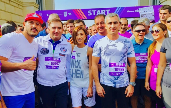 “Gəncə Marafonu-2017”: Zabit Səmədov, Mədət Quliyev, Röya sağlam həyat üçün bir arada (FOTO)