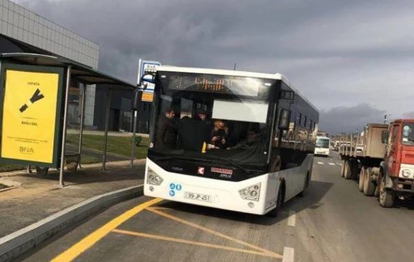 Bakıda yeni avtobuslar istifadəyə verildi (FOTO)