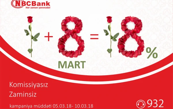 Xanımlara 8 Mart Hədiyyəmiz