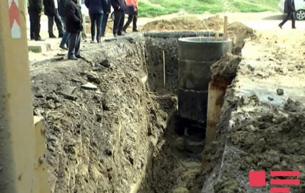 Şirvanda yol çöküb: binalar ciddi təhlükədə - FOTO