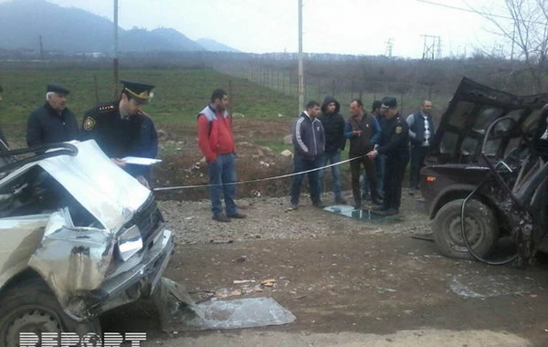 Goranboyda ağır yol qəzası: Ölən və yaralılar var