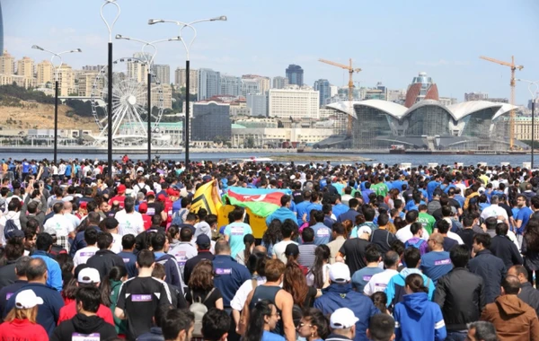 Leyla və Arzu Əliyeva “Bakı Marafonu 2018”də (FOTO)