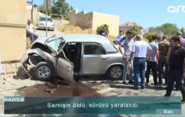 Yüksək sürət ölümə səbəb oldu – Bakıda DƏHŞƏTLİ QƏZA – VİDEO