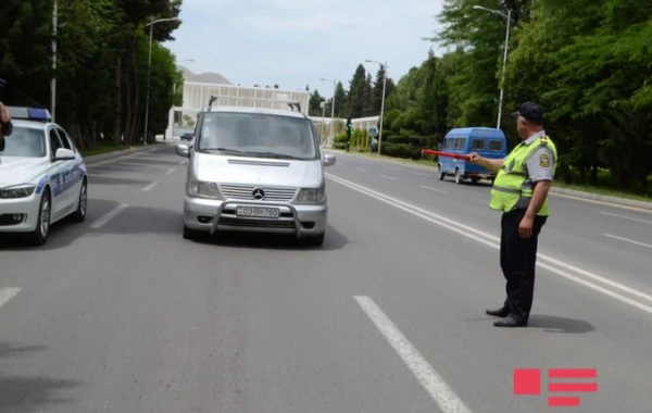 Yol polisi Mingəçevirdə reyd keçirib