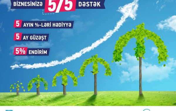 Bank of Baku-dan BİZNESİNİZƏ 5/5 DƏSTƏK!