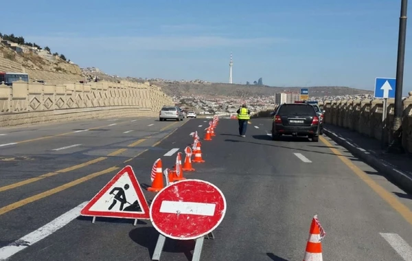 Bakıdan Şimal istiqamətinə hərəkət məhdudlaşdırılır