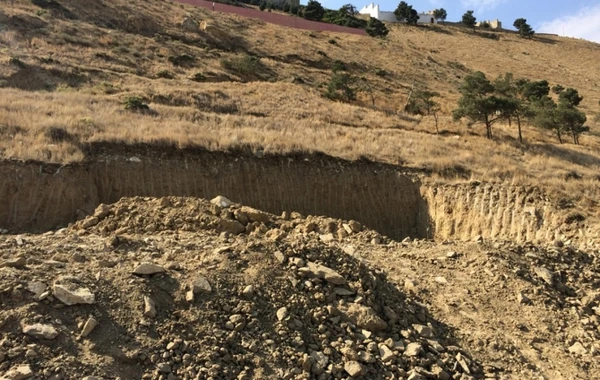 Badamdarda sürüşmə sahəsində çatlar genişlənib