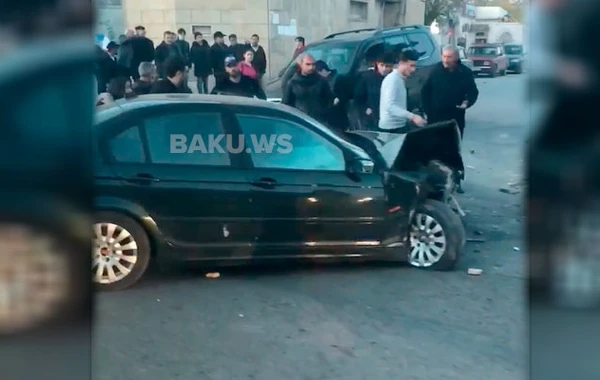 Bakıda yol qəzası baş verib – VİDEO