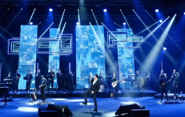 Leyla Əliyeva Emin Ağalarovun konsertində olub (FOTO)