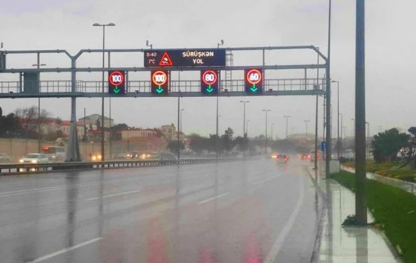 Hava Limanı istiqamətində nəqliyyatın sürət həddi endirildi