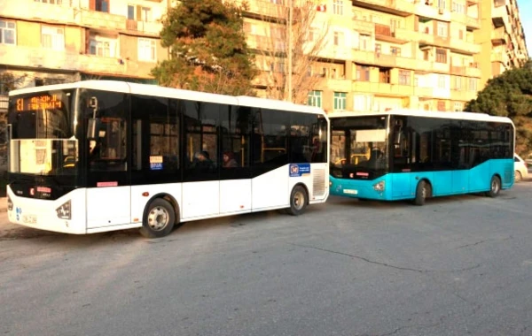 Bakıda 2 marşrut xəttində yeni avtobuslar istifadəyə verildi – FOTO