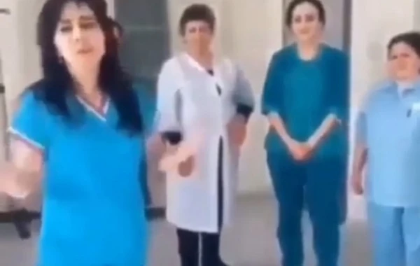 Afət Fərmanqızının mahnısına "klip" çəkən tibb bacıları işdən çıxarıldı - VİDEO