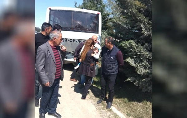 Bakı-Sumqayıt yolunda avtobusu qəzası - CİDDİ XƏSARƏT ALANLAR VAR (FOTO)