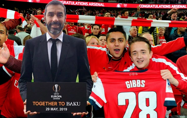 Rober Pires "Arsenal" azarkeşlərini Bakı finalına çağırdı  - VİDEO