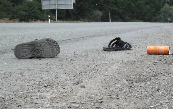 Qazaxda piyadanın ölümü ilə nəticələnən qəza - FOTO